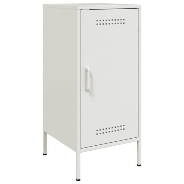 vidaXL skabe 2 stk. 36x39x79 cm stål hvid