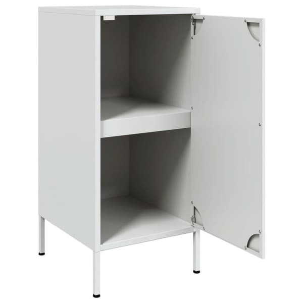 vidaXL skabe 2 stk. 36x39x79 cm stål hvid