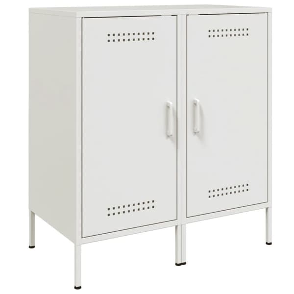 vidaXL skabe 2 stk. 36x39x79 cm stål hvid
