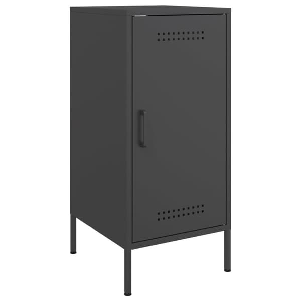 vidaXL skabe 2 stk. 36x39x79 cm stål sort