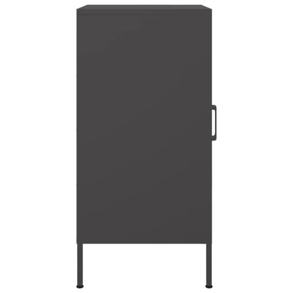 vidaXL skabe 2 stk. 36x39x79 cm stål sort