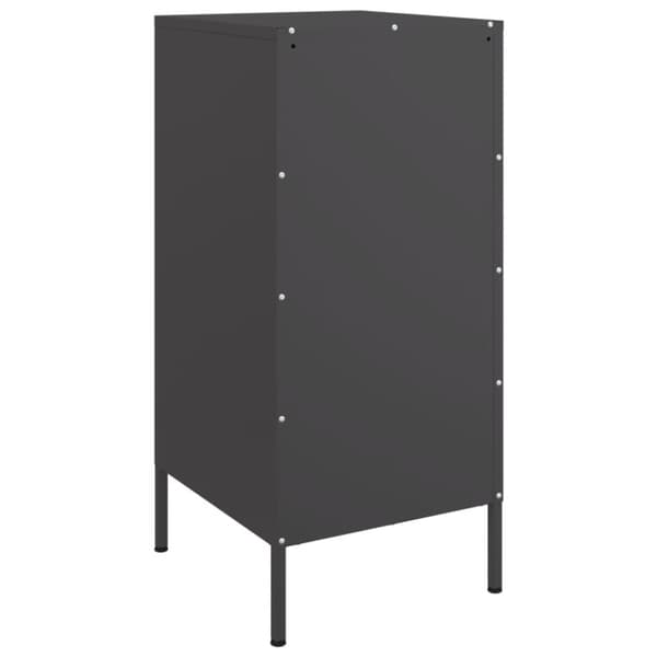 vidaXL skabe 2 stk. 36x39x79 cm stål sort