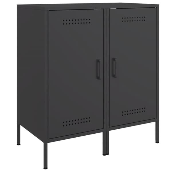 vidaXL skabe 2 stk. 36x39x79 cm stål sort