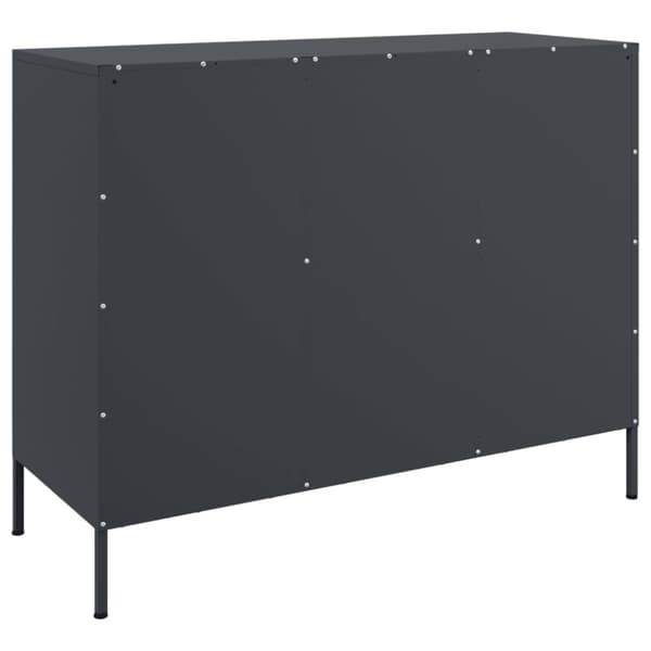 vidaXL Senkki antrasiitti 100,5x39x79 cm teräs