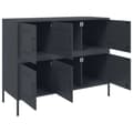 Pikkukuva 11 / 11: vidaXL Senkki antrasiitti 100,5x39x79 cm teräs