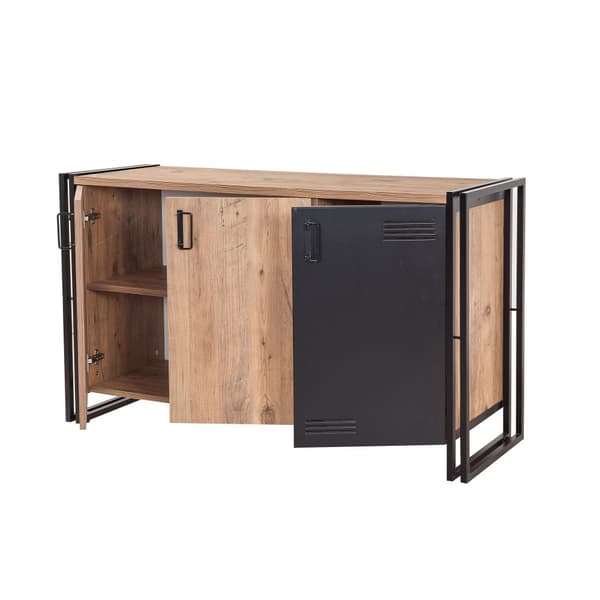 Chic Home Crista senkki 140x45xK80 cm, ruskea/musta