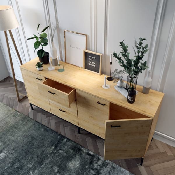 Chic Home Joonas senkki 180x45xK80 cm, vaaleanruskea