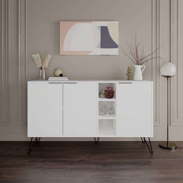Chic Home Kalle senkki 142x35,6xK83 cm, valkoinen