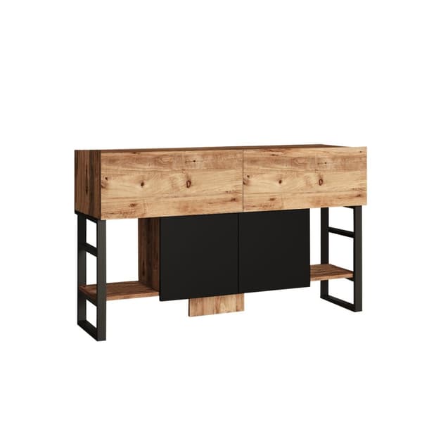 Chic Home Manta senkki 44x139xK84 cm, ruskea/musta