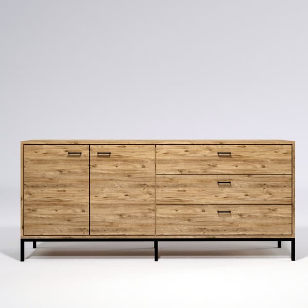 Chic Home Markku senkki 180x45xK80 cm, vaaleanruskea/musta