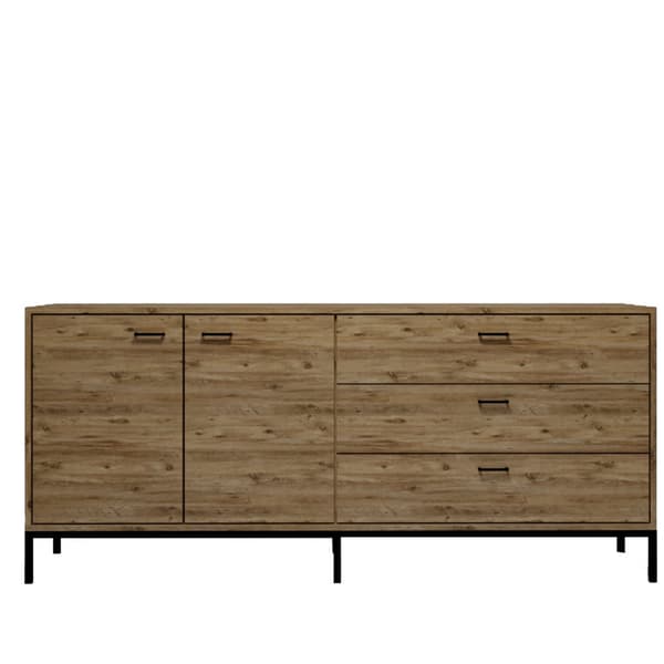 Chic Home Markku senkki 180x45xK80 cm, vaaleanruskea/musta