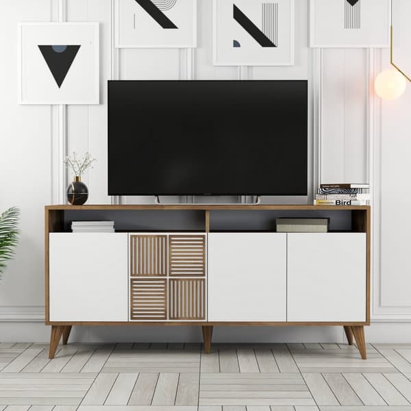 Chic Home Miina senkki 160x35xK79 cm, ruskea/valkoinen