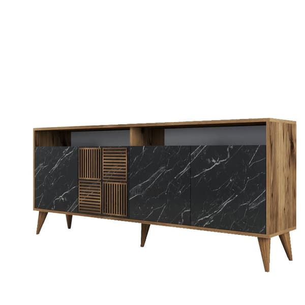Chic Home Miina senkki 180x35xK79 cm, ruskea/musta