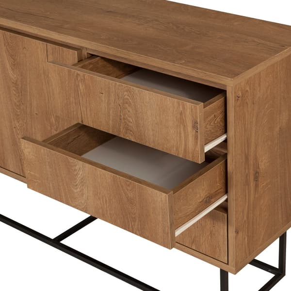 Chic Home Roosa senkki 140x36xK72 cm, tummanruskea/musta