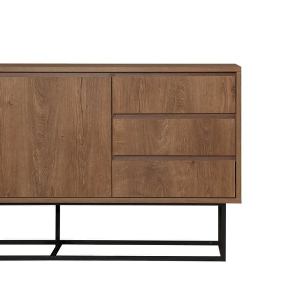 Chic Home Roosa senkki 140x36xK72 cm, tummanruskea/musta