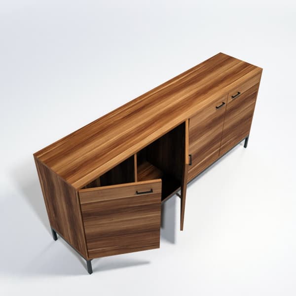 Chic Home Taneli senkki 180x45xK80 cm, ruskea