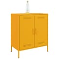 Miniatyrbillede 5 af 11: vidaXL skab 68x39x79 cm stål sennepsgul