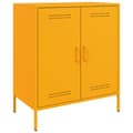 Miniatyrbillede 1 af 11: vidaXL skab 68x39x79 cm stål sennepsgul