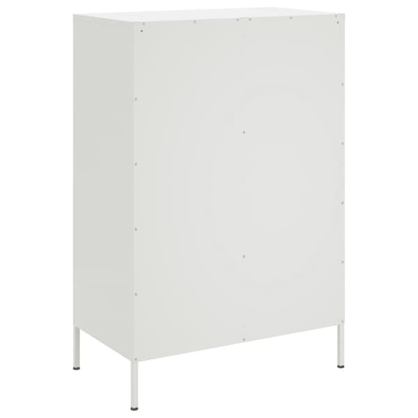 vidaXL skab 68x39x101,5 cm stål hvid