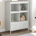 Miniatyrbillede 2 af 11: vidaXL skab 68x39x101,5 cm stål hvid