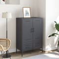 Miniatyrbilde 4 av 11: vidaXL Highboard antrasitt 68x39x101,5 cm stål