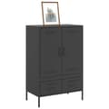 Miniatyrbillede 5 af 11: vidaXL skab 68x39x101,5 cm stål sort