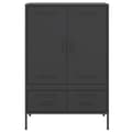 Miniatyrbillede 7 af 11: vidaXL skab 68x39x101,5 cm stål sort