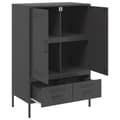 Miniatyrbillede 10 af 11: vidaXL skab 68x39x101,5 cm stål sort