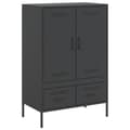 Miniatyrbillede 1 af 11: vidaXL skab 68x39x101,5 cm stål sort
