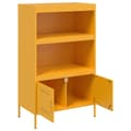 Miniatyrbillede 10 af 11: vidaXL højskab 68x39x113 cm stål sennepsgul