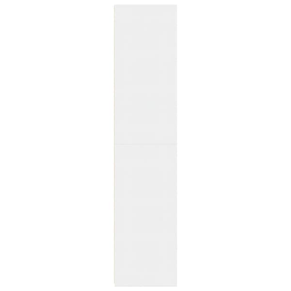 vidaXL Highboard hvit 50x41x185 cm konstruert tre