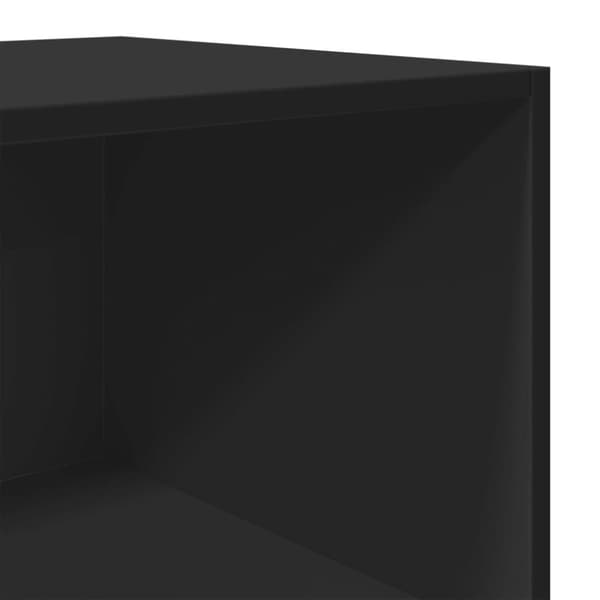 vidaXL Kaappi musta 40x41x185 cm tekninen puu