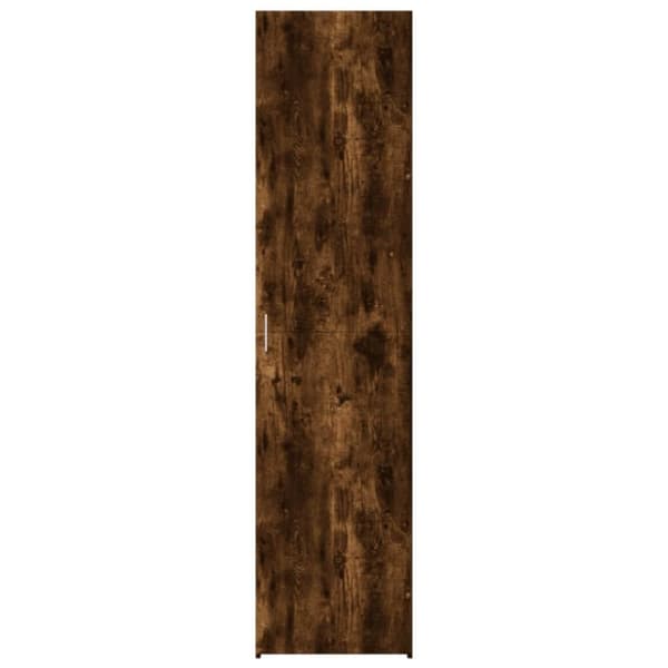 vidaXL højskab 40x42,5x185 cm konstrueret træ røget egetræsfarve