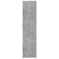 Miniatyrbilde 5 av 11: vidaXL Hylle betonggrå 45x42,5x185 cm konstruert tre