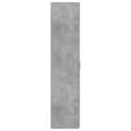 Miniatyrbilde 6 av 11: vidaXL Hylle betonggrå 45x42,5x185 cm konstruert tre