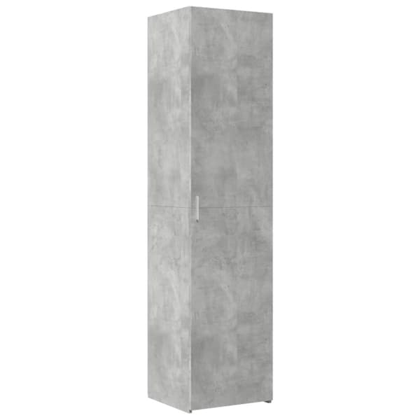 vidaXL Hylle betonggrå 45x42,5x185 cm konstruert tre