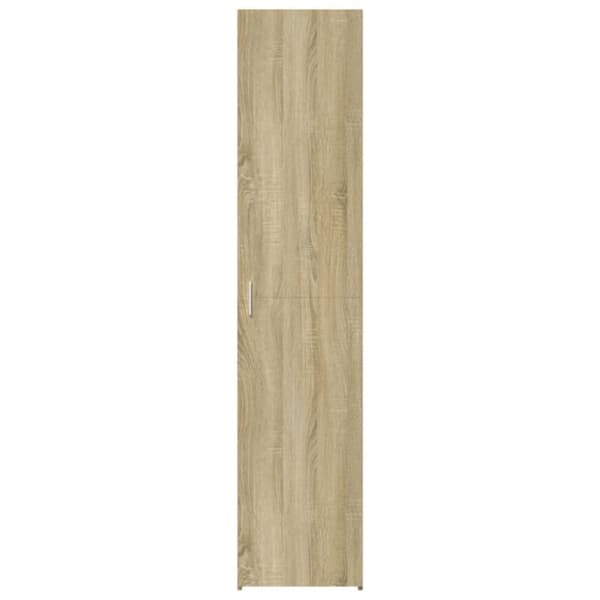 vidaXL Kaappi Sonoma-tammi 40x42,5x185 cm tekninen puu
