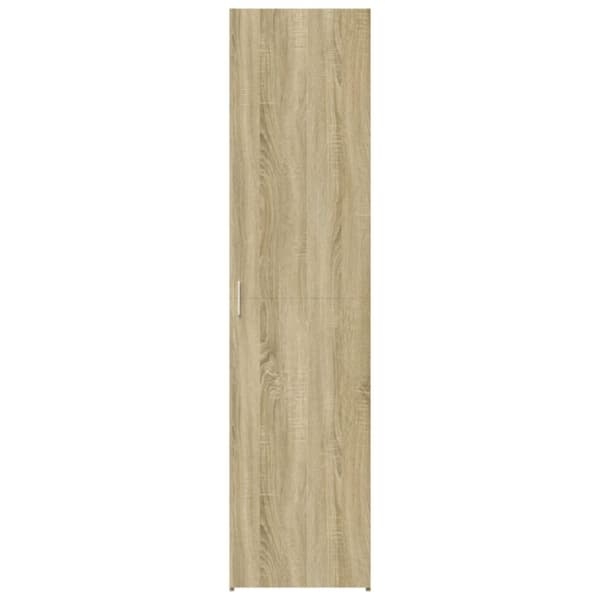 vidaXL højskab 40x42,5x185 cm konstrueret træ sonoma-eg