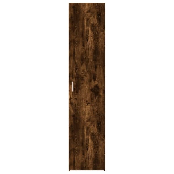 vidaXL højskab 40x42,5x185 cm konstrueret træ røget egetræsfarve