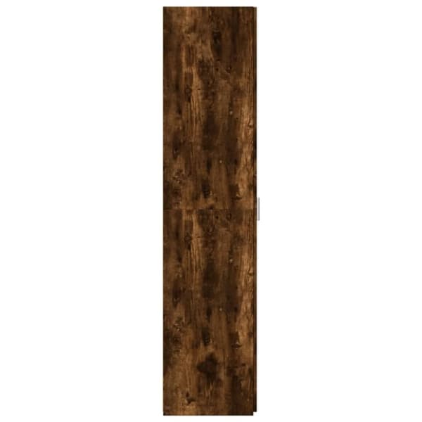 vidaXL højskab 40x42,5x185 cm konstrueret træ røget egetræsfarve