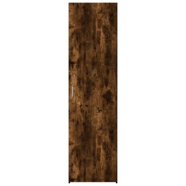 vidaXL Hylle røkt eik 50x42,5x185 cm konstruert tre