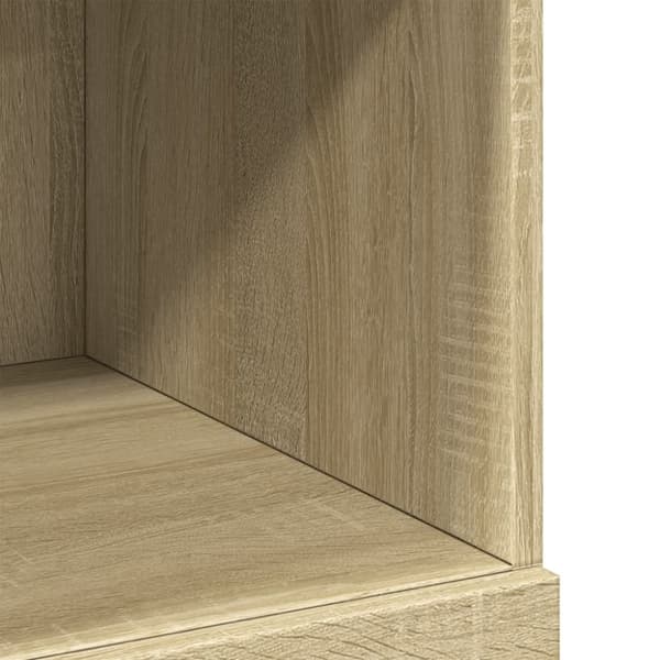 vidaXL Hylle sonoma eik 80x42,5x124 cm konstruert tre