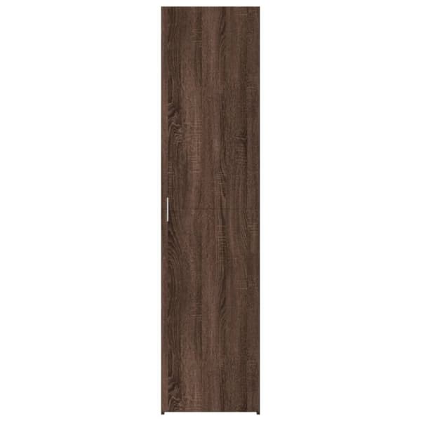 vidaXL højskab 40x42,5x185 cm konstrueret træ brun egetræsfarve