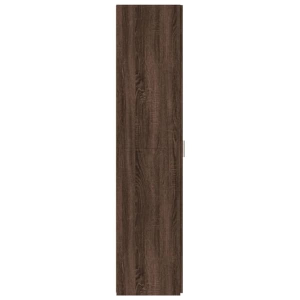 vidaXL højskab 40x42,5x185 cm konstrueret træ brun egetræsfarve