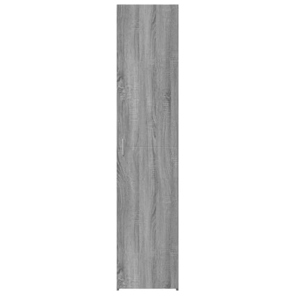 vidaXL højskab 40x42,5x185 cm konstrueret træ grå sonoma-eg