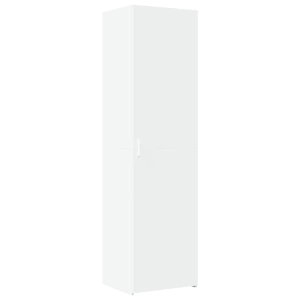 vidaXL Hylle hvit 50x42,5x185 cm konstruert tre