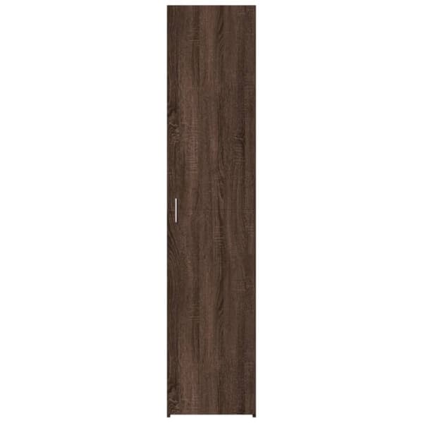 vidaXL højskab 40x42,5x185 cm konstrueret træ brun egetræsfarve
