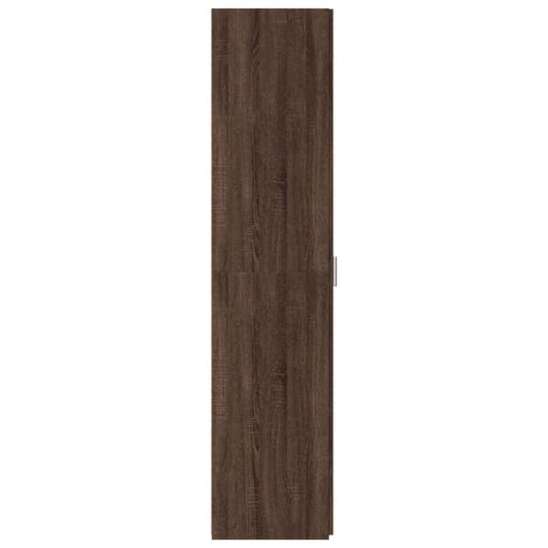 vidaXL højskab 40x42,5x185 cm konstrueret træ brun egetræsfarve