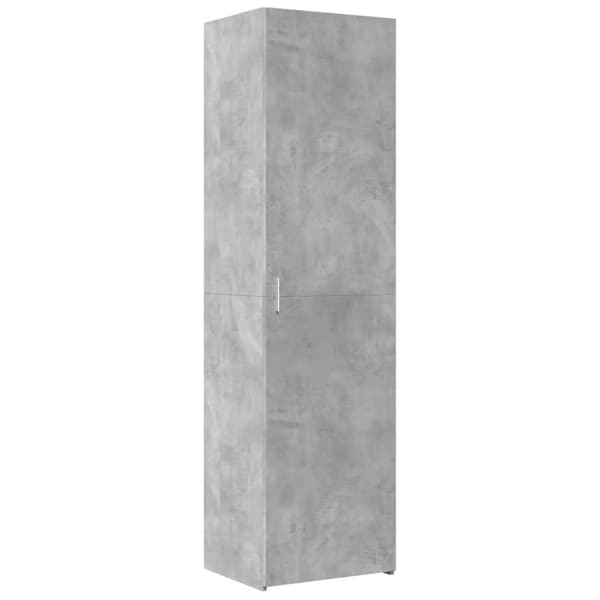 vidaXL højskab 40x42,5x185 cm konstrueret træ betongrå