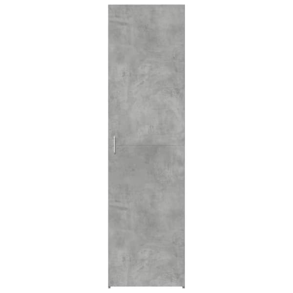 vidaXL højskab 40x42,5x185 cm konstrueret træ betongrå